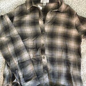 Anthropologie Cloth & Stone Long-Sleeve Buttondown Flannel